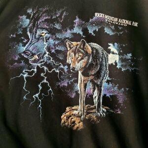 Vintage Y2K Colorado Rocky Mountain National Park Crewneck XL